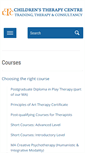 Mobile Screenshot of childrenstherapycentre.ie